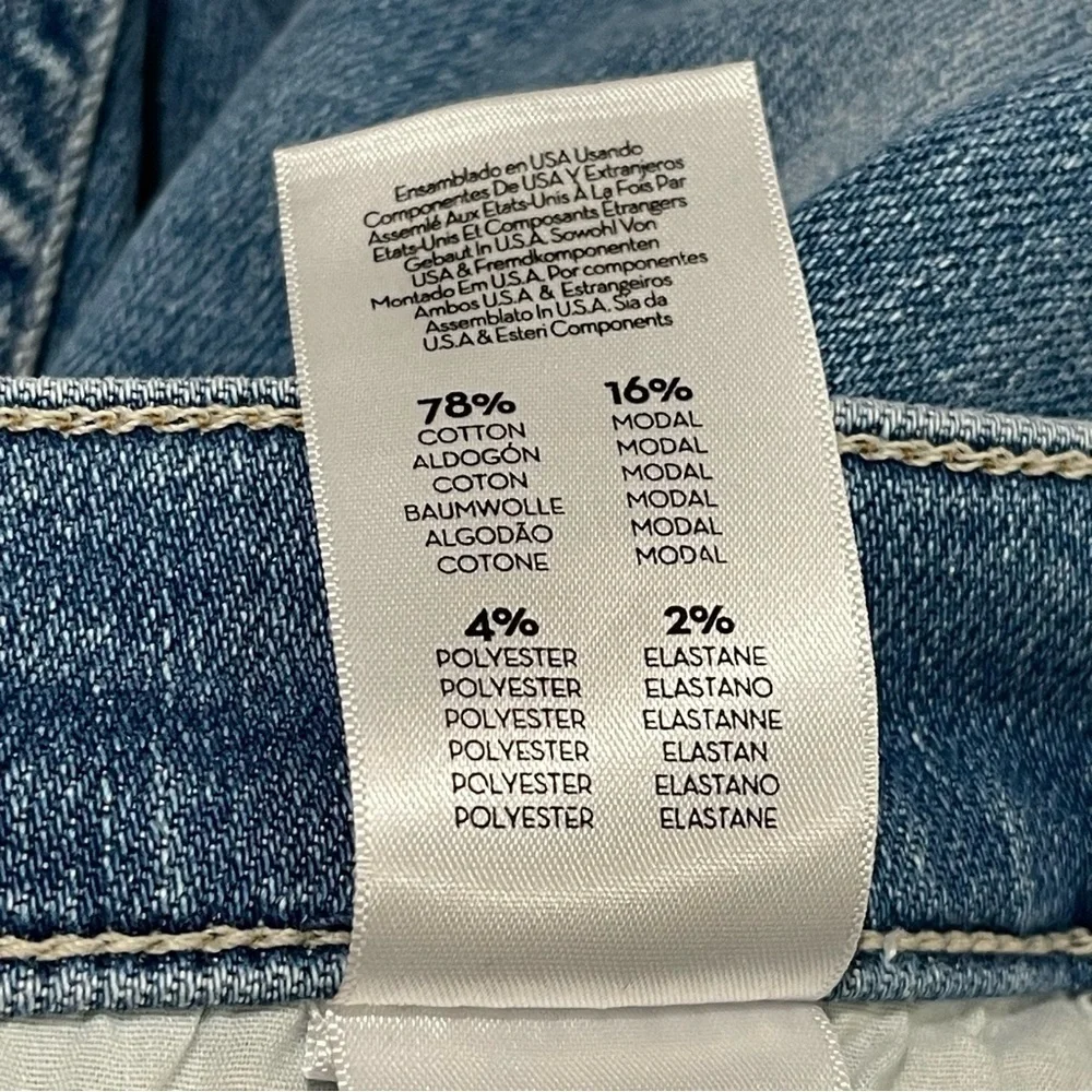 MOTHER High Waisted Rider Ankle Fray Jeans - Party Like A Pirate - Sz - 32 - Picture 10 of 12